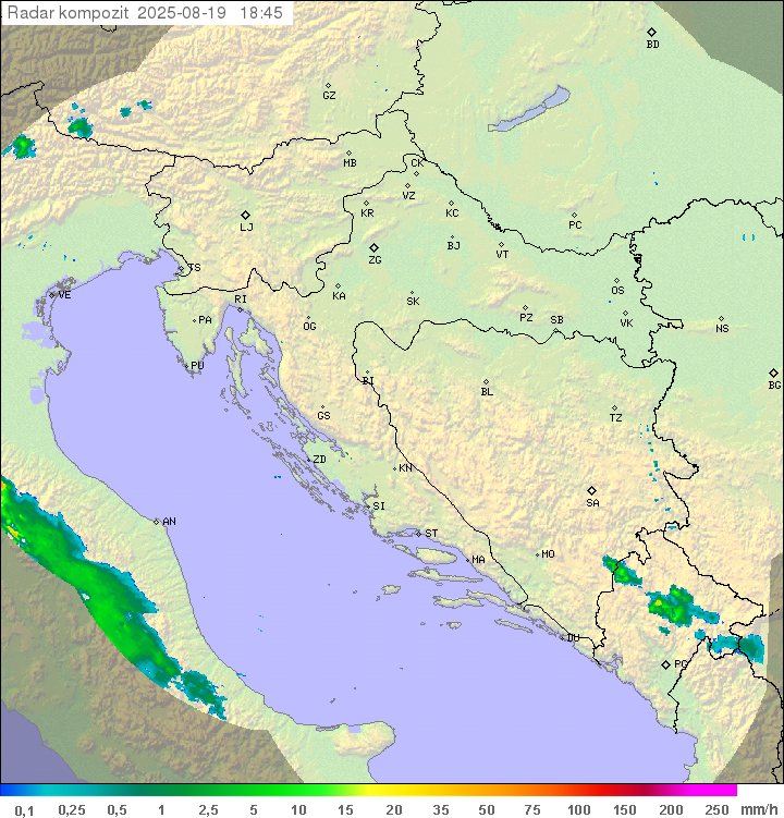 Padavine Hrvaška