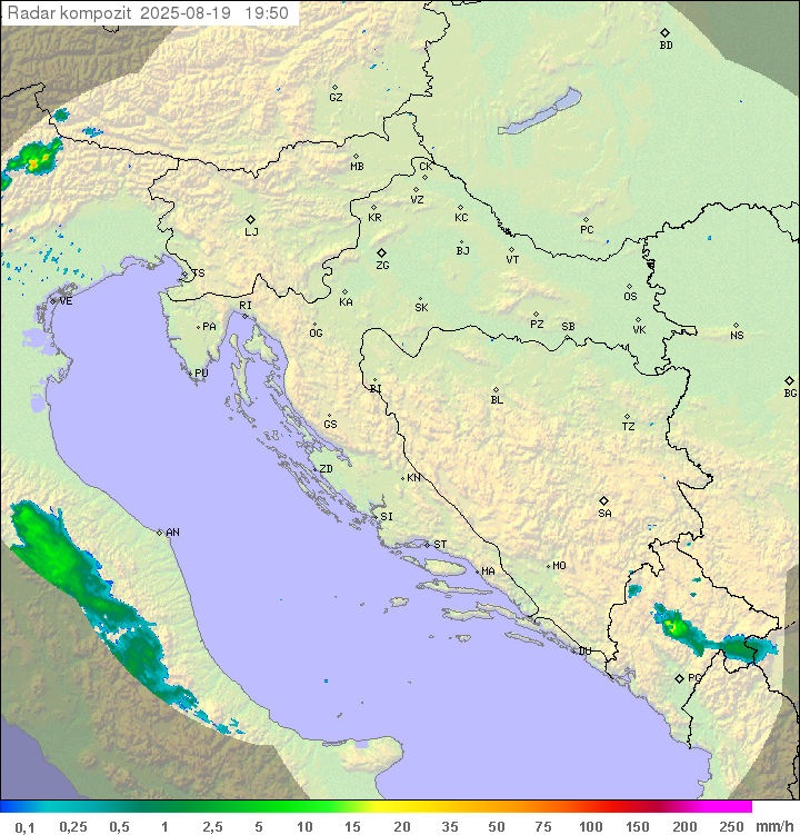 Padavine Hrvaška