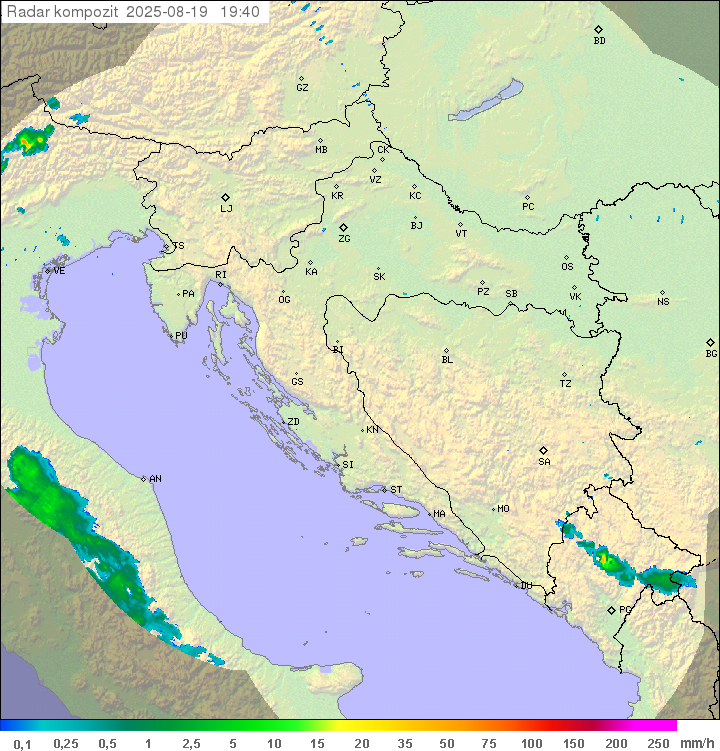Padavine Hrvaška