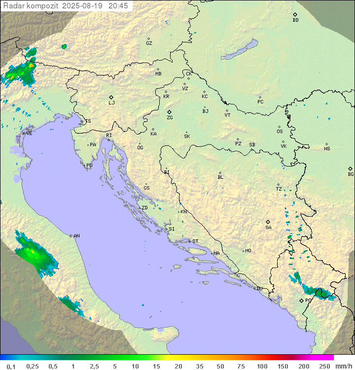 Padavine Hrvaška