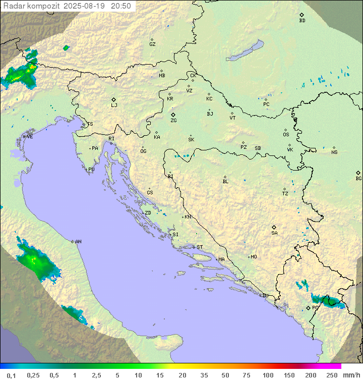 Padavine Hrvaška