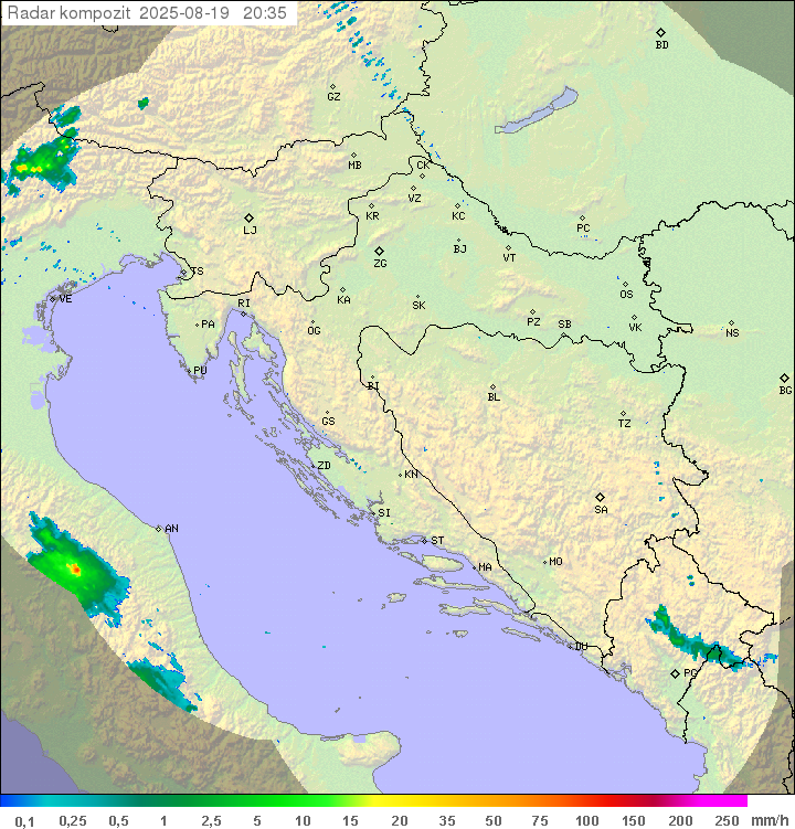 Padavine Hrvaška