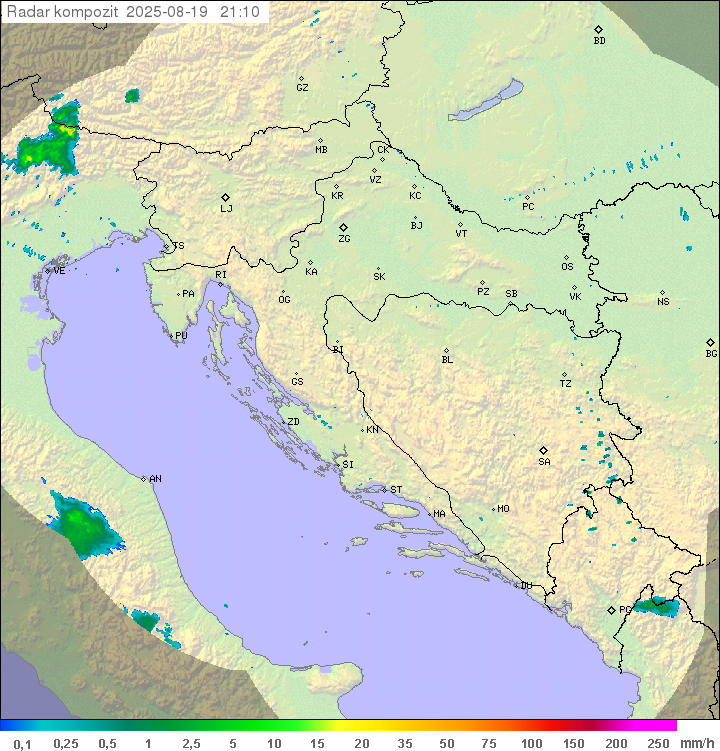 Padavine Hrvaška