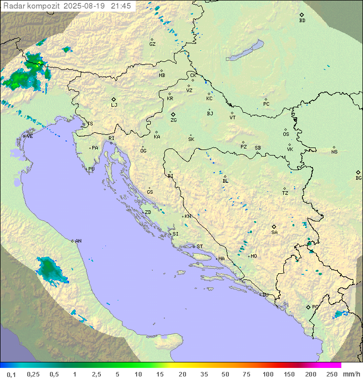 Padavine Hrvaška