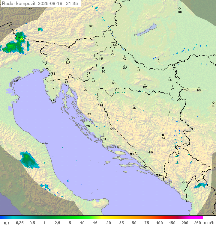 Padavine Hrvaška