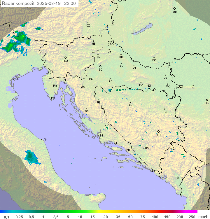 Padavine Hrvaška