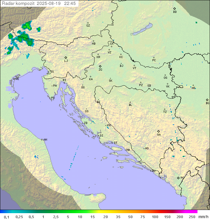 Padavine Hrvaška