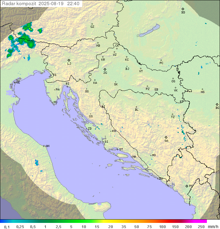 Padavine Hrvaška