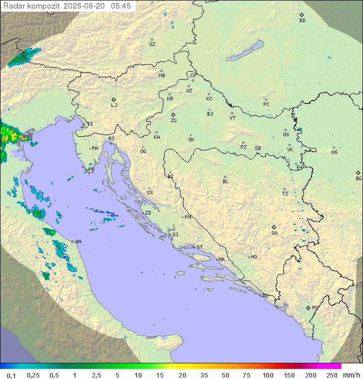 Padavine Hrvaška