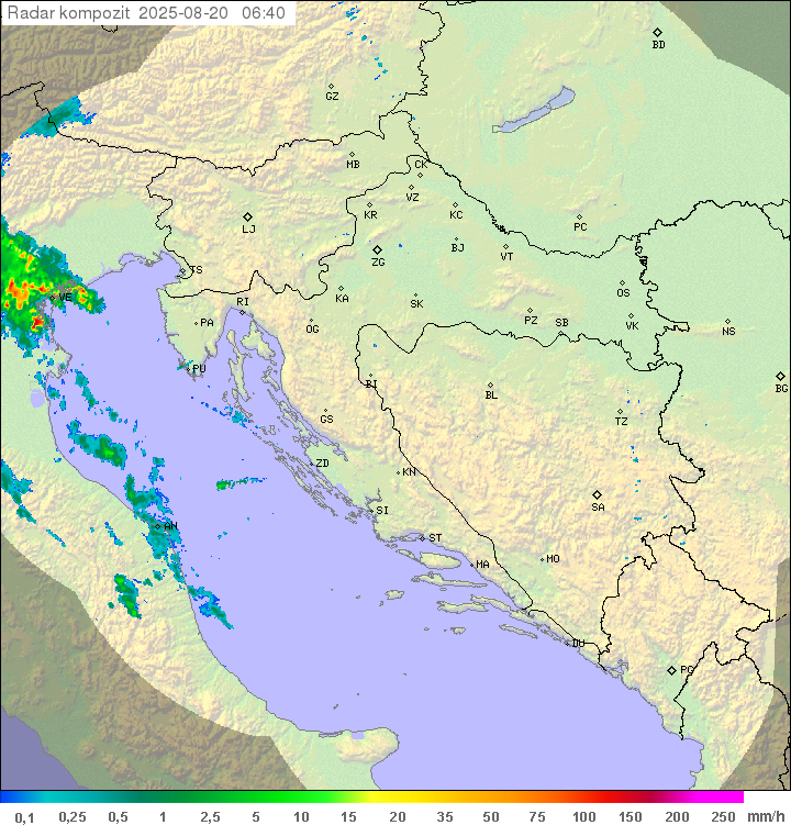 Padavine Hrvaška