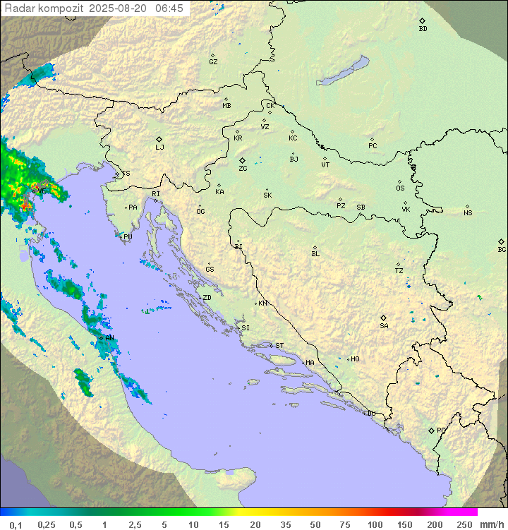 Padavine Hrvaška