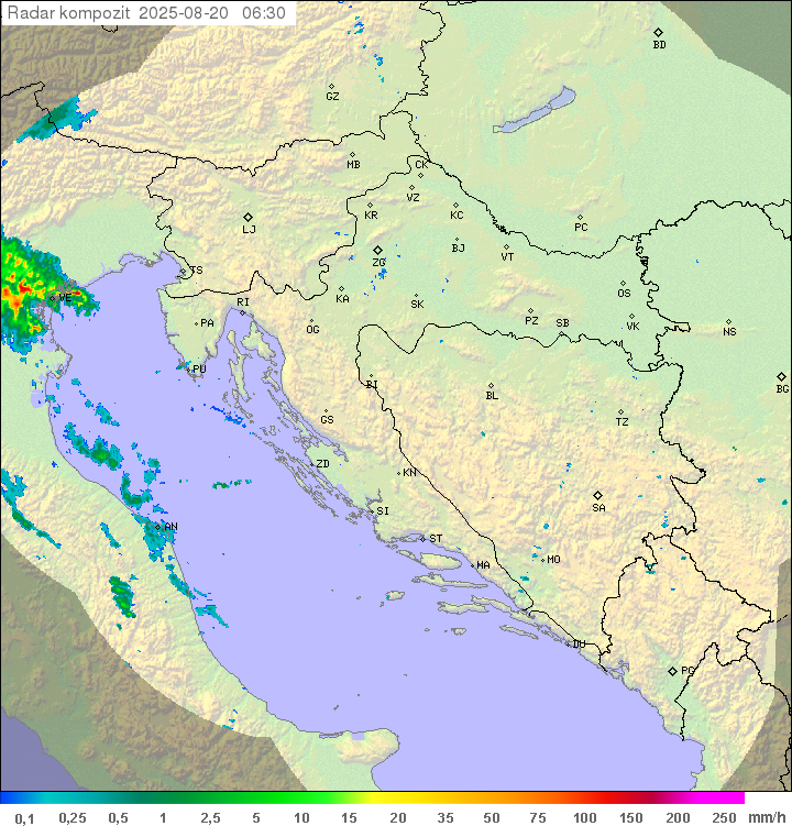 Padavine Hrvaška