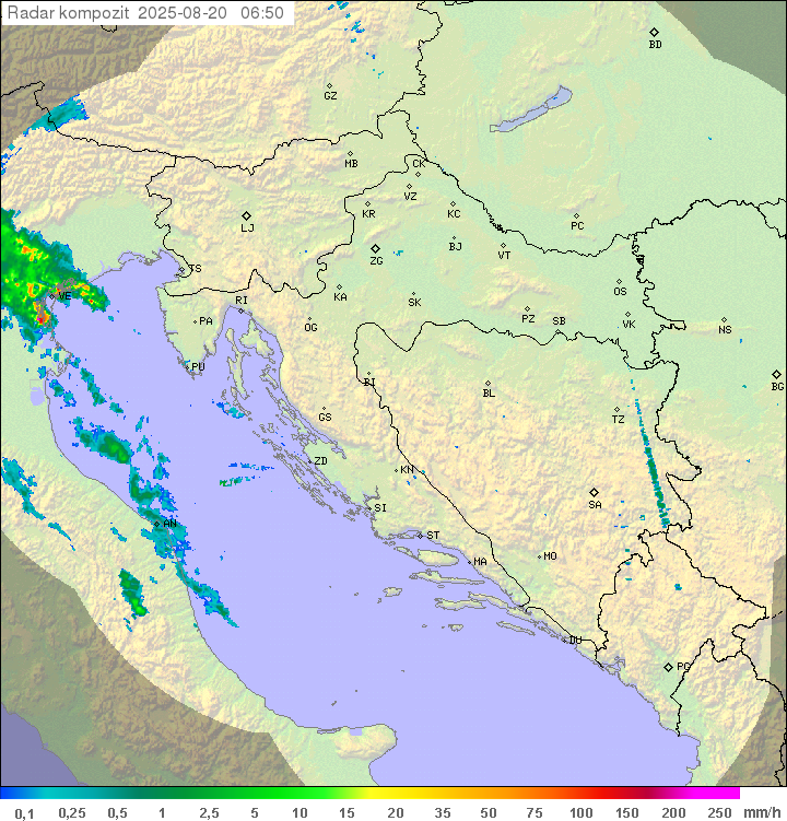 Padavine Hrvaška