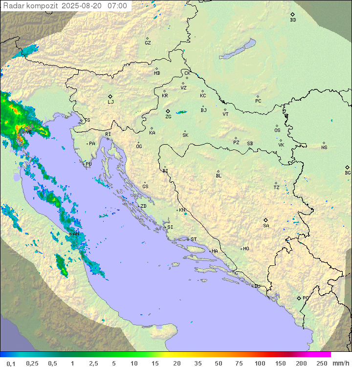 Padavine Hrvaška