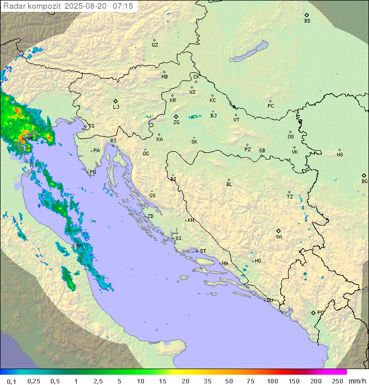 Padavine Hrvaška