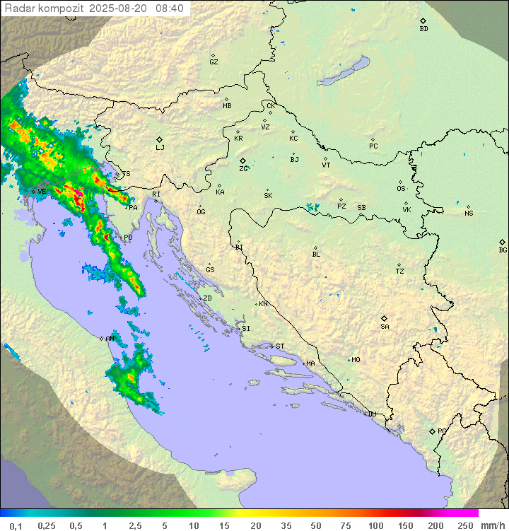 Padavine Hrvaška