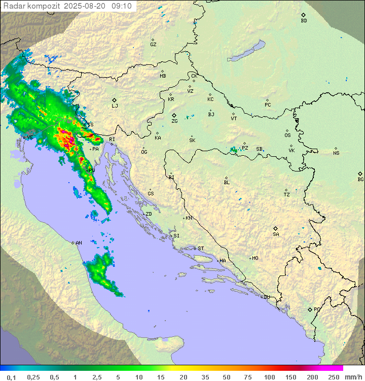 Padavine Hrvaška