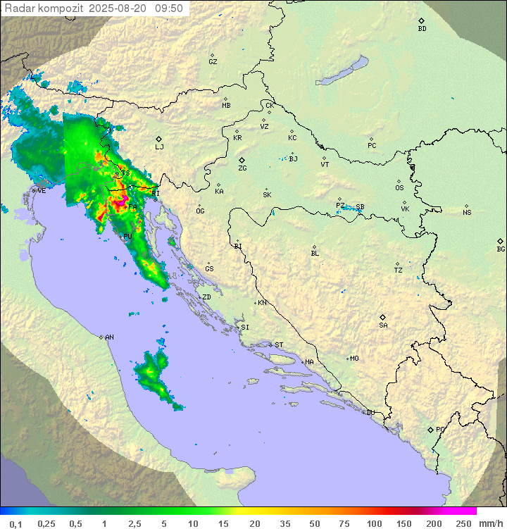 Padavine Hrvaška