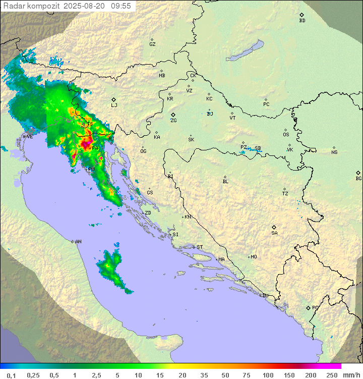 Padavine Hrvaška