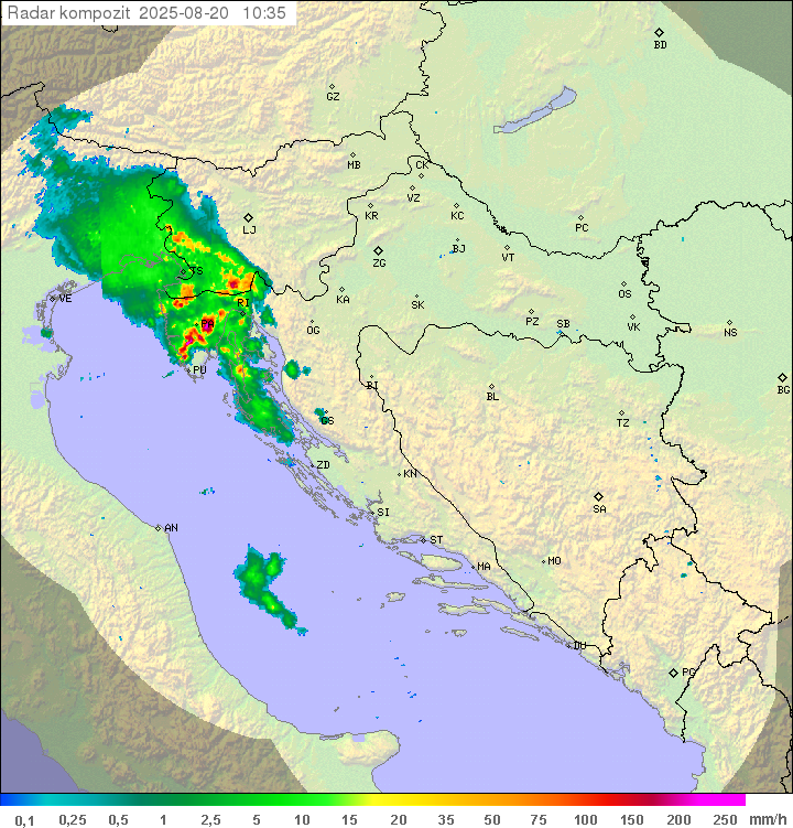 Padavine Hrvaška