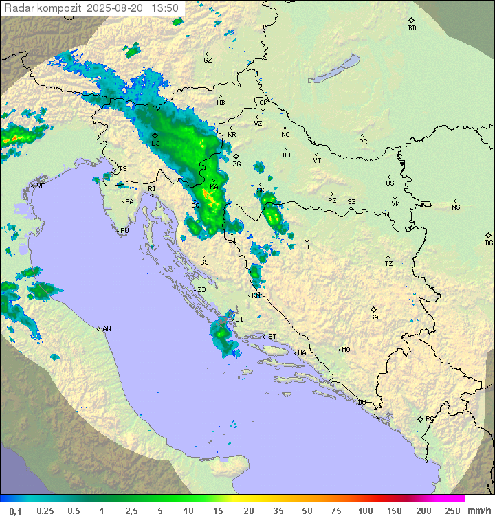 Padavine Hrvaška
