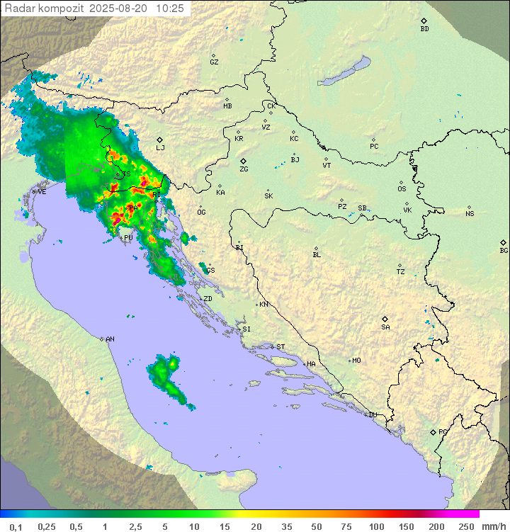 Padavine Hrvaška