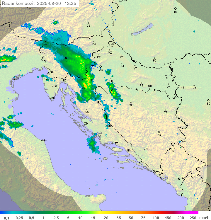 Padavine Hrvaška