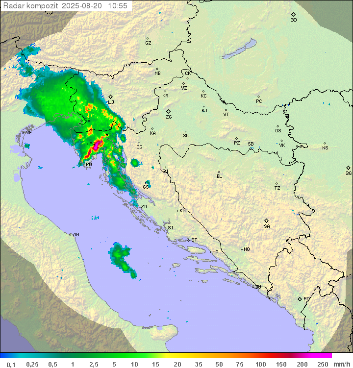 Padavine Hrvaška