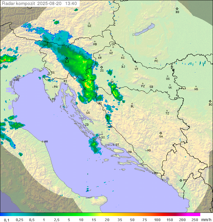 Padavine Hrvaška