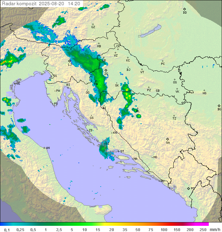 Padavine Hrvaška