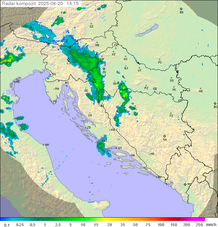 Padavine Hrvaška