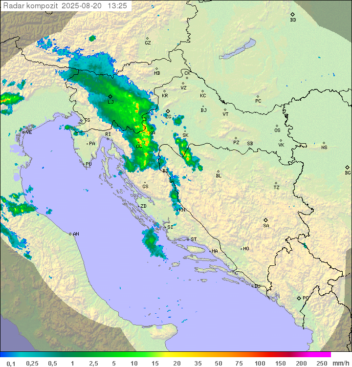 Padavine Hrvaška