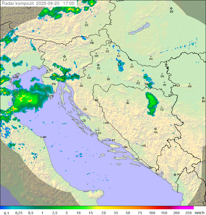 Padavine Hrvaška