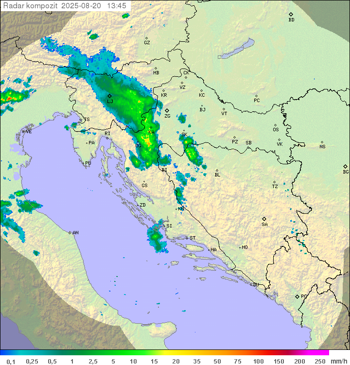 Padavine Hrvaška