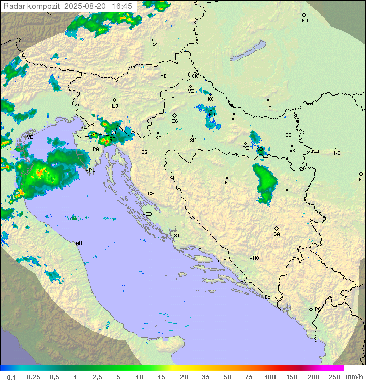 Padavine Hrvaška