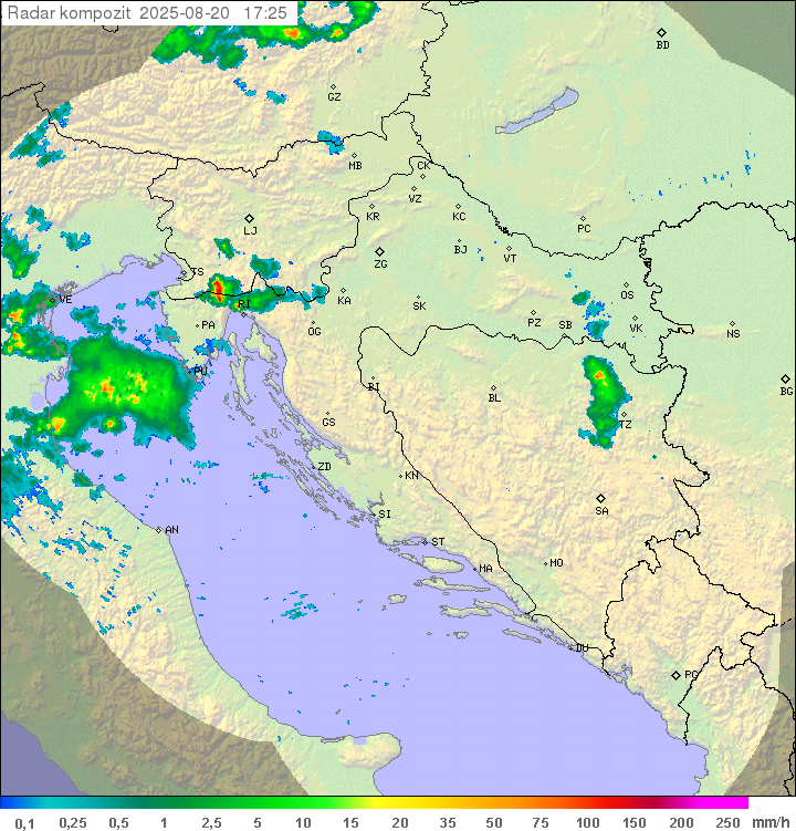 Padavine Hrvaška