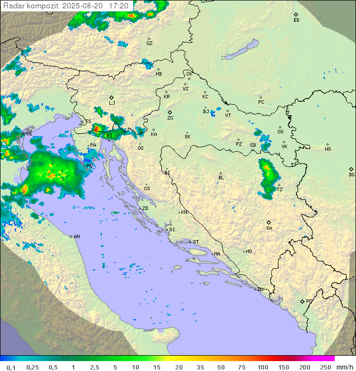 Padavine Hrvaška