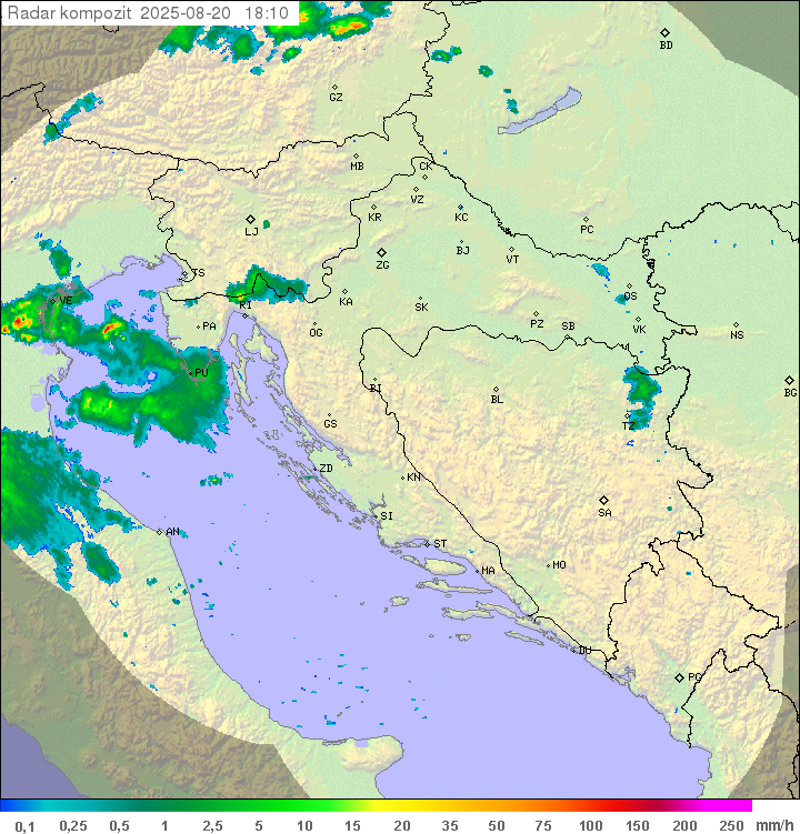 Padavine Hrvaška