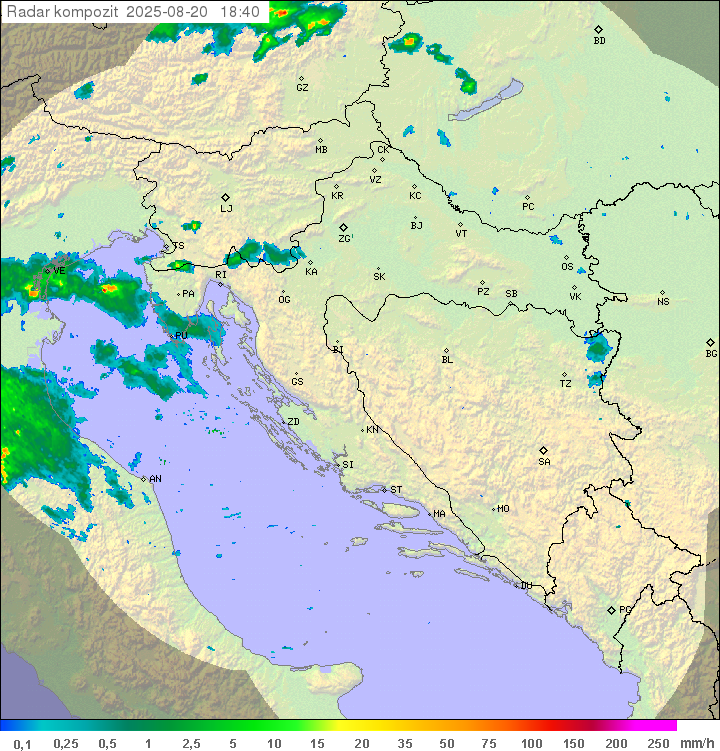 Padavine Hrvaška