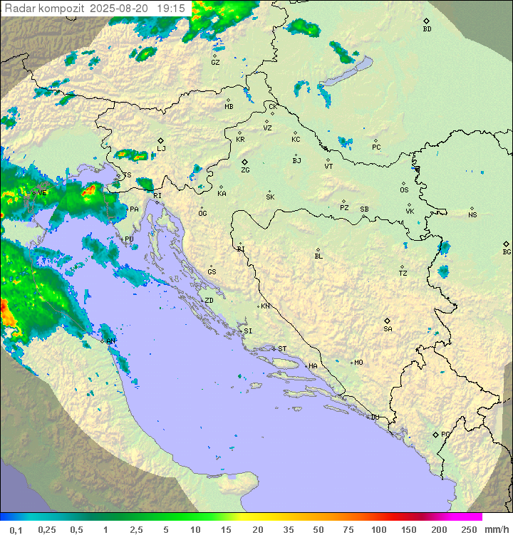 Padavine Hrvaška