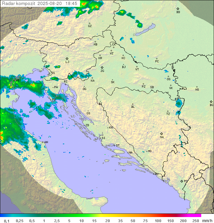 Padavine Hrvaška