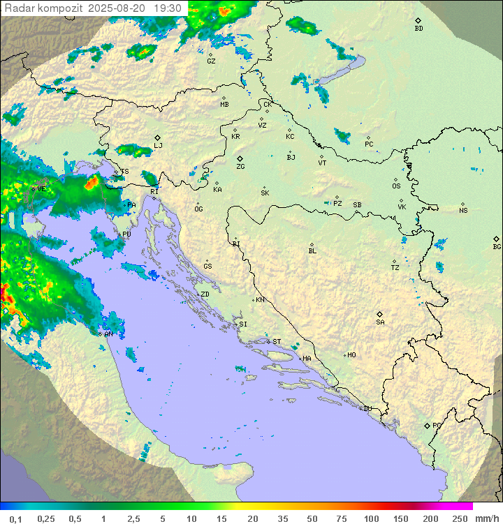 Padavine Hrvaška