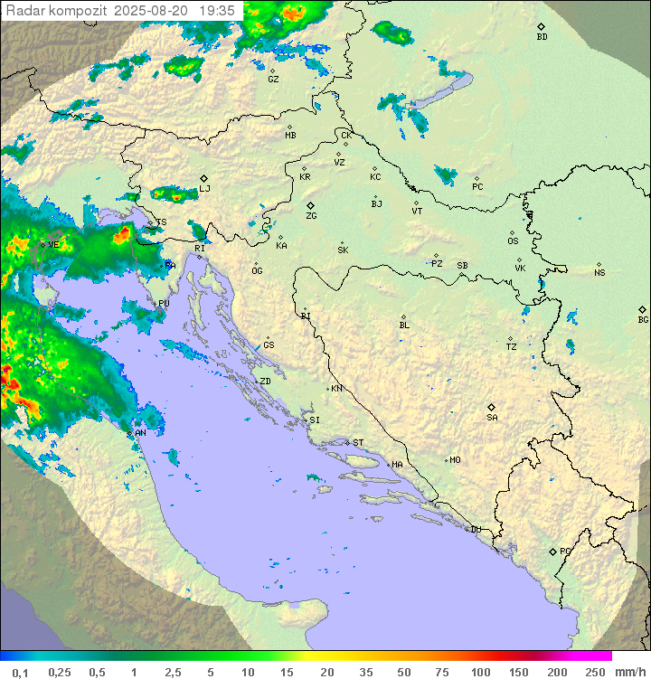Padavine Hrvaška