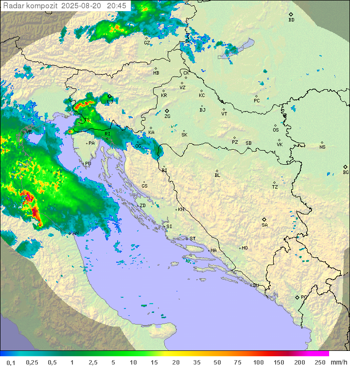 Padavine Hrvaška