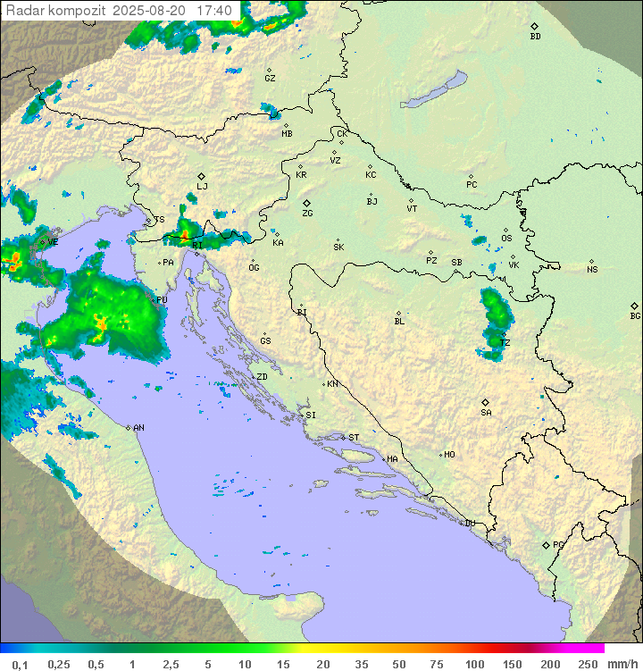 Padavine Hrvaška