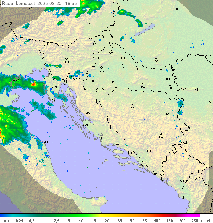 Padavine Hrvaška