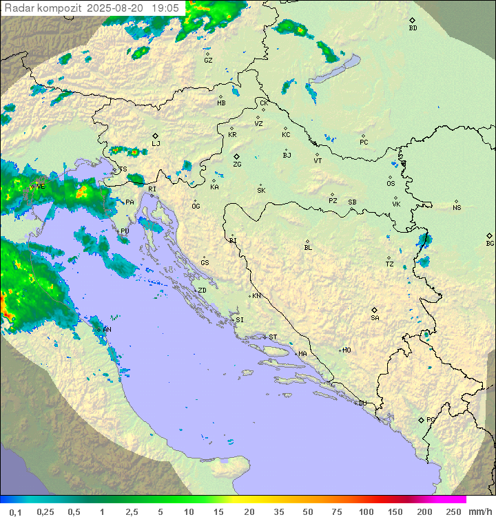 Padavine Hrvaška