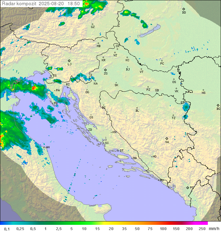 Padavine Hrvaška