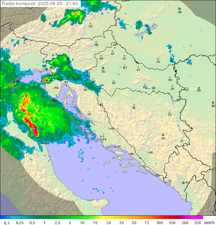 Padavine Hrvaška