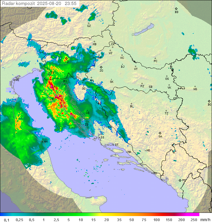Padavine Hrvaška